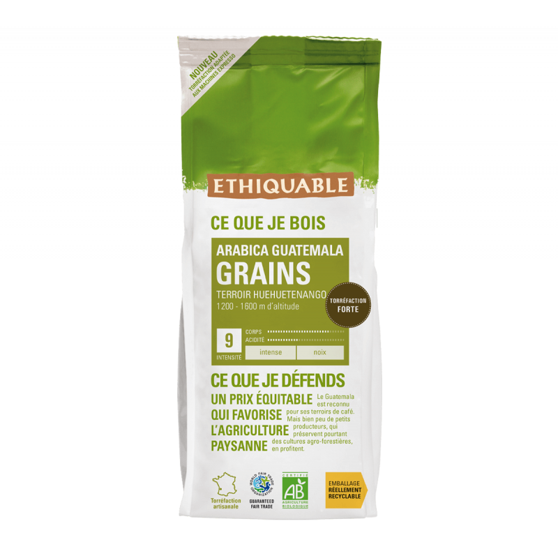 Café Guatemala GRAINS bio & équitable - 500 g