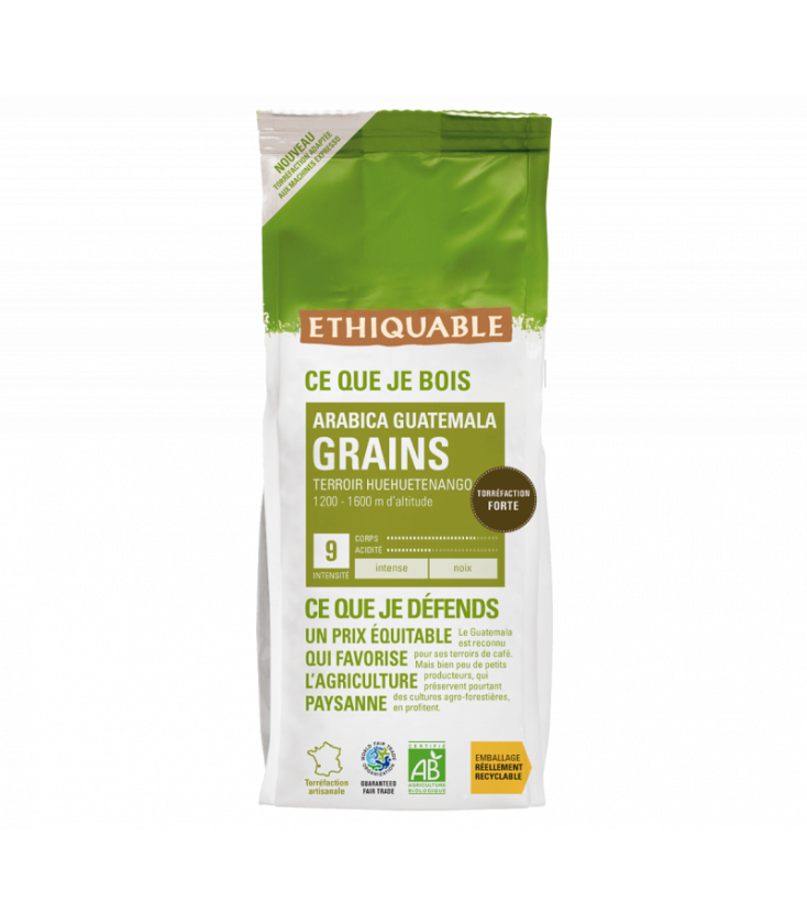 Café Guatemala GRAINS bio & équitable - 500 g