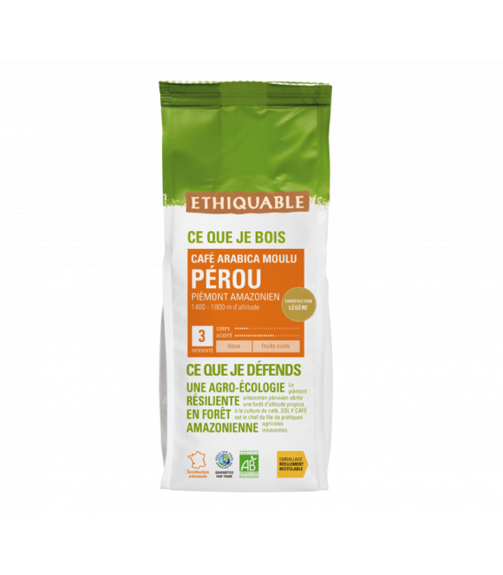 Café Pérou MOULU bio & équitable - 250 g