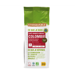 Café Colombie MOULU bio & équitable - 250gr