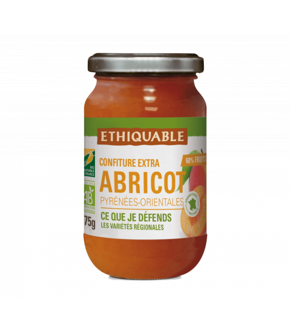 Confiture extra Abricot bio & équitable
