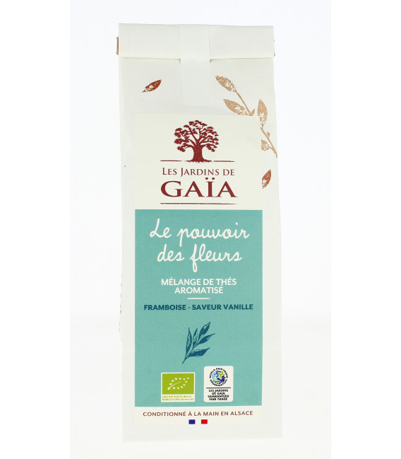 Le Pouvoir des Fleurs - Mélange de Thés parfumés (Sureau , Framboise) bio