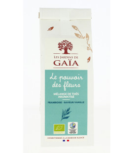 Le Pouvoir des Fleurs - Mélange de Thés parfumés (Sureau , Framboise) bio