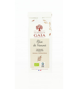 Rêve de femme - Thé Blanc aromatisé (Mangue Poire) bio & équitable