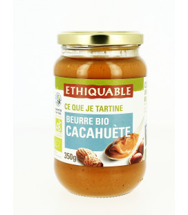 Beurre de cacahuètes bio crunchy équitable