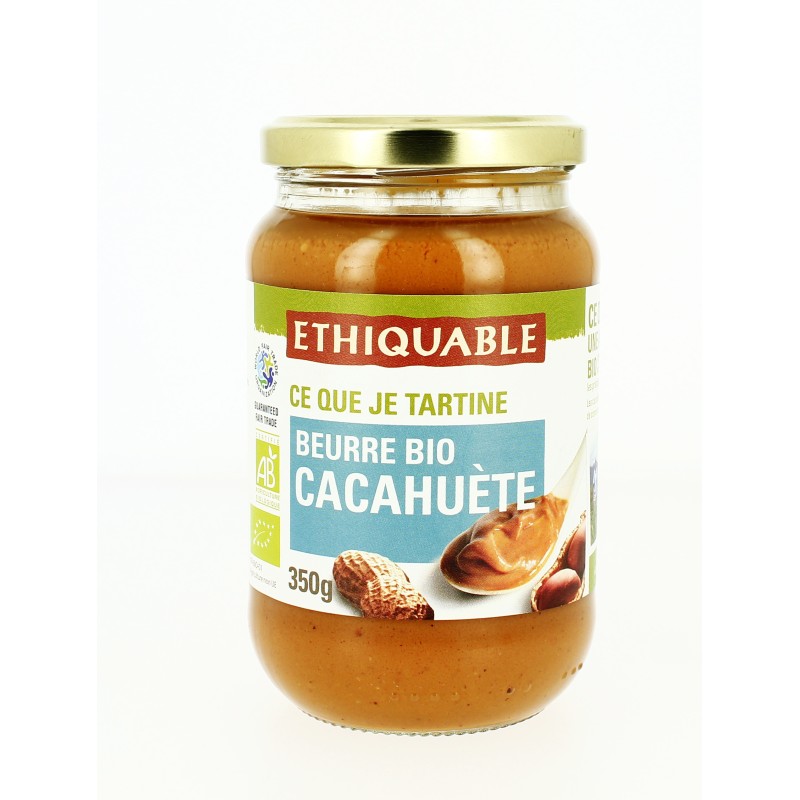 Beurre de cacahuètes bio et éthiquable
