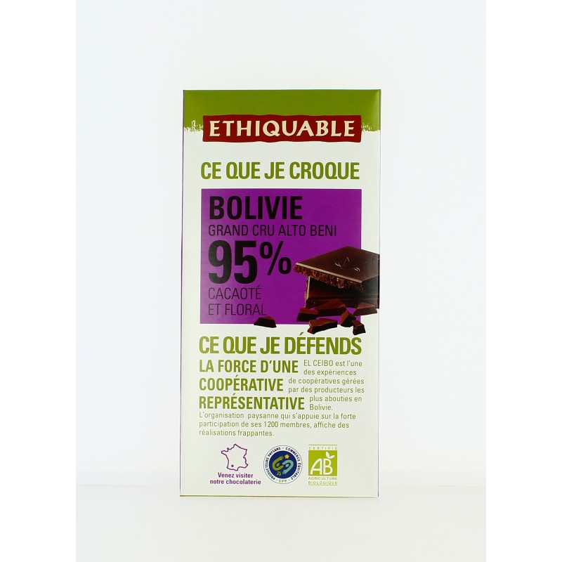 Chocolat Noir Chocolat noir Sésame Caramélisé bio & équitable