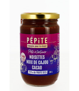 Pâte à tartiner 75% de noix bio & équitable
