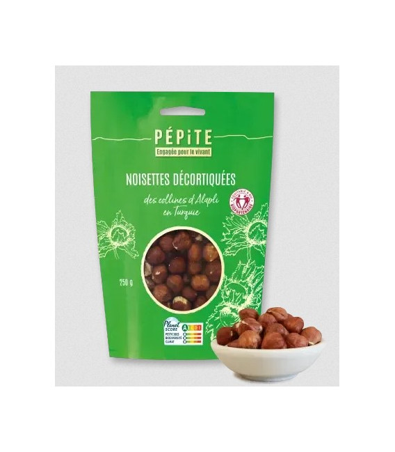 Noisettes décortiquées Bio