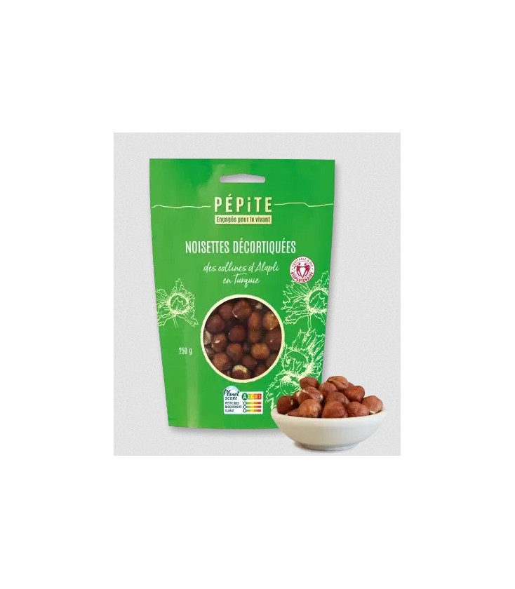Noisettes décortiquées Bio