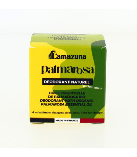 Déodorant solide à l'huile de palmarosa