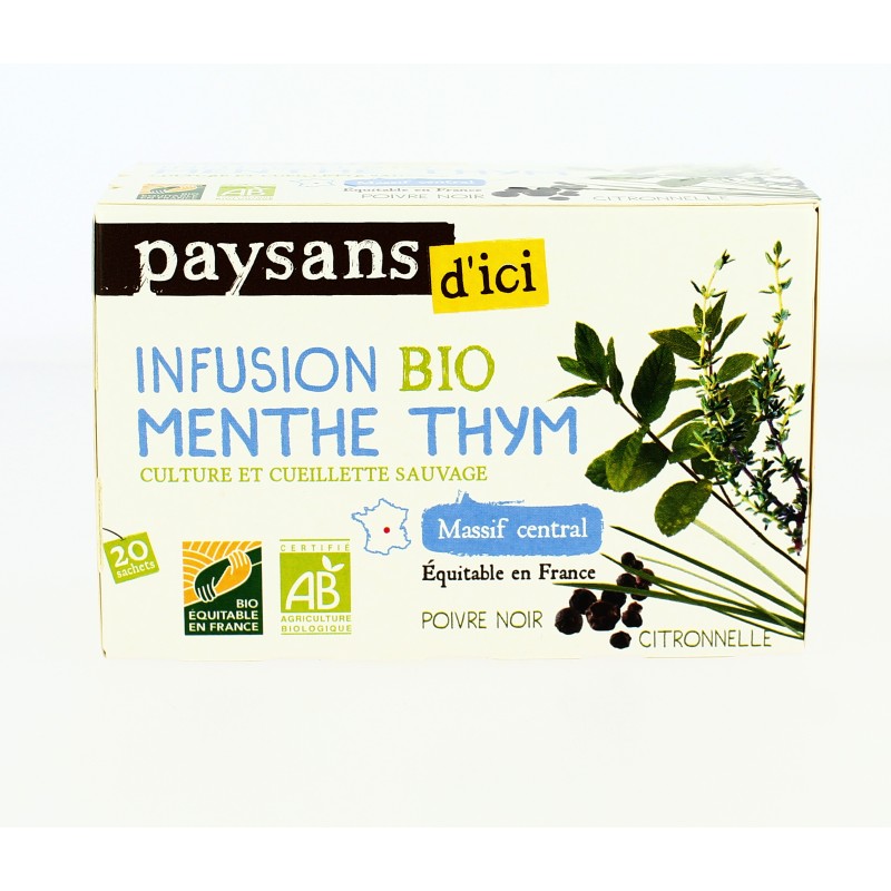 Infusion Gingembre et Citron Vert bio & équitable