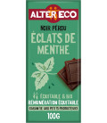 DATE PROCHE - Chocolat NOIR Eclats de Menthe bio et équitable