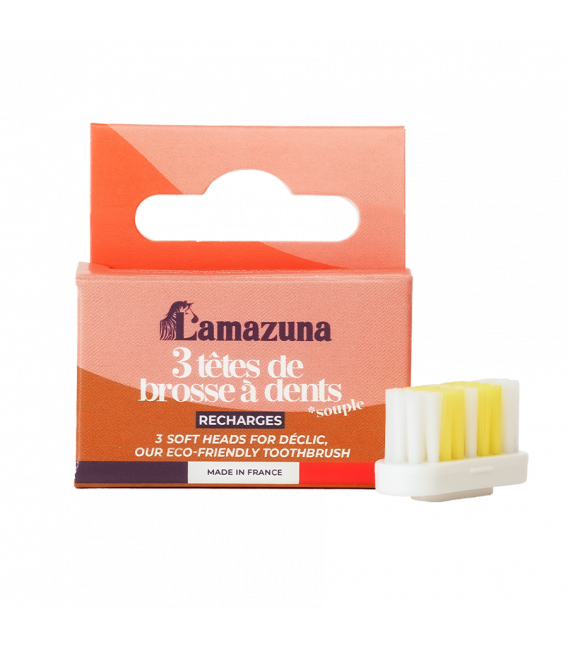 Têtes rechargeables pour brosse à dents écologiques SOUPLE