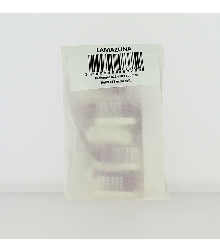 Sachet Recharge de 12 Têtes pour brosse à dents écologiques EXTRA-SOUPLES