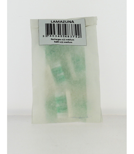 Sachet Recharge de 12 Têtes pour brosse à dents écologiques MEDIUM