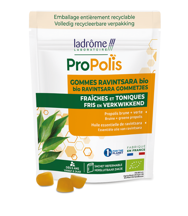 Gommes Propolis et Ravintsara bio - Sachet
