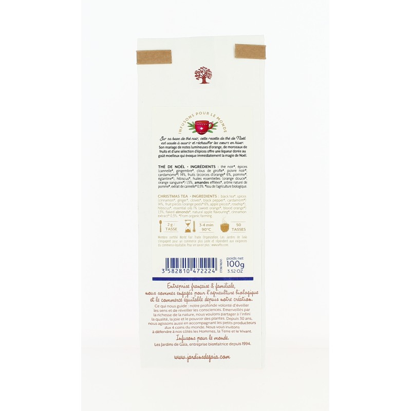 Thé de Noël en tube