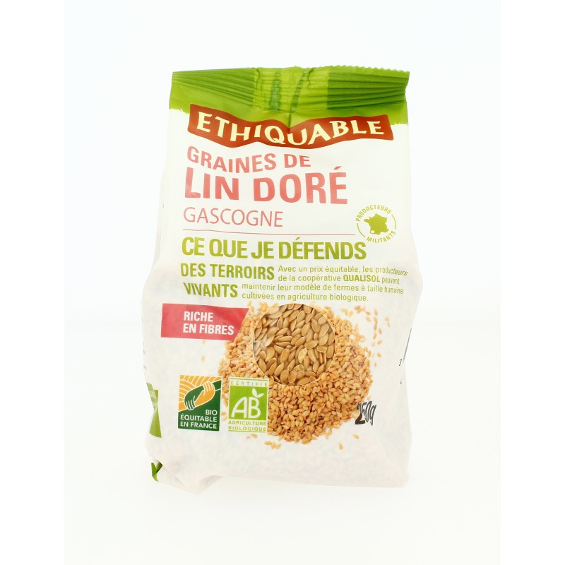 Graines de lin doré bio & équitable