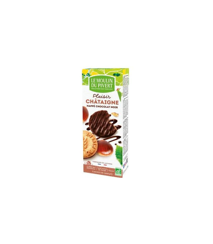PROMO - Biscuits Plaisir Châtaigne Chocolat Noir Bio