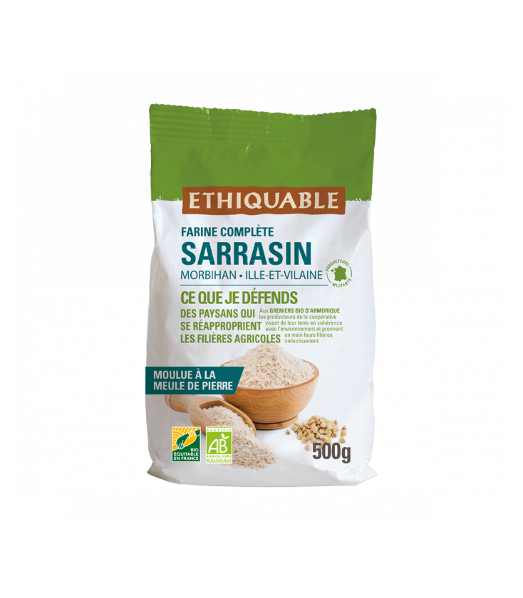 Farine au Sarrasin bio & équitable