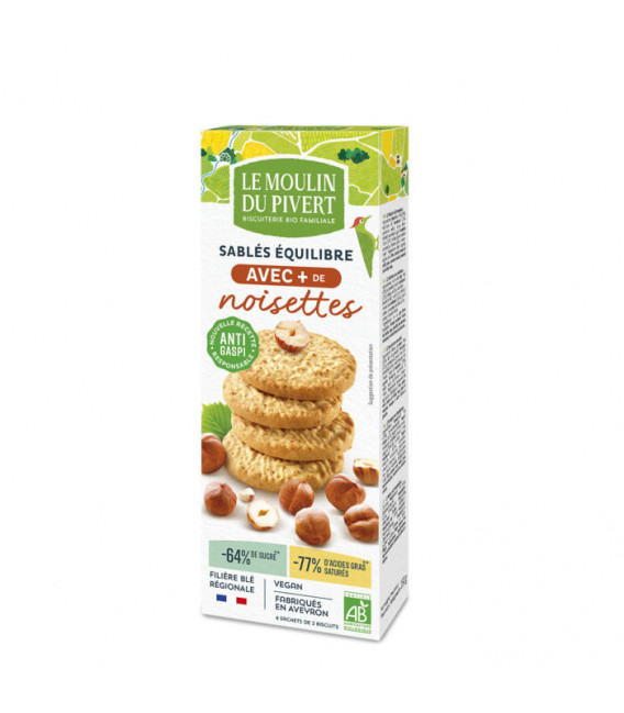 Sablés Equilibre noisettes Bio & Vegan -150g