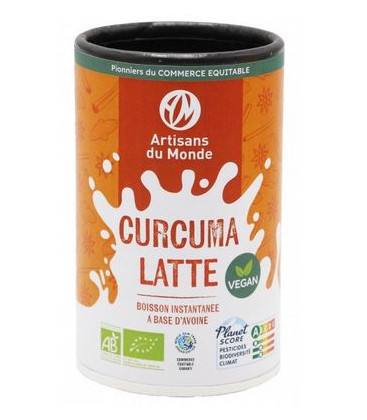 Curcuma Latte Vegan instantané - bio - 250g