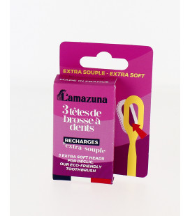 Têtes rechargeables pour brosse à dents écologiques EXTRA SOUPLE