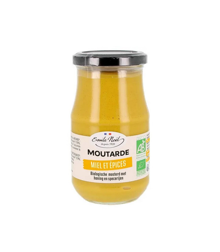 Moutarde Miel et Epices Bio