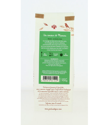 Un amour de Maman - Mélange de Thés aromatisé (Fraise Lotus Litchi) bio