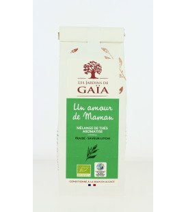 Un amour de Maman - Mélange de Thés aromatisé (Fraise Lotus Litchi) bio