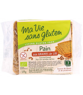 DATE PROCHE - Pain Prétranché aux Graines de Lin bio & sans gluten