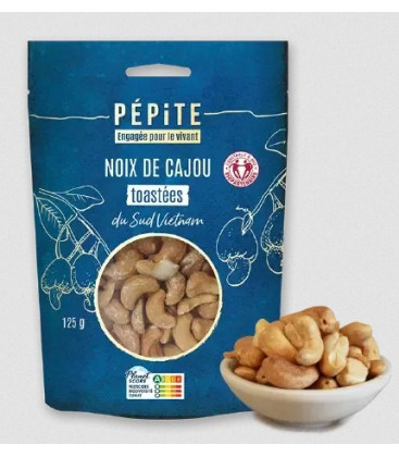 DATE PROCHE - Noix de cajou toastées bio sans sel