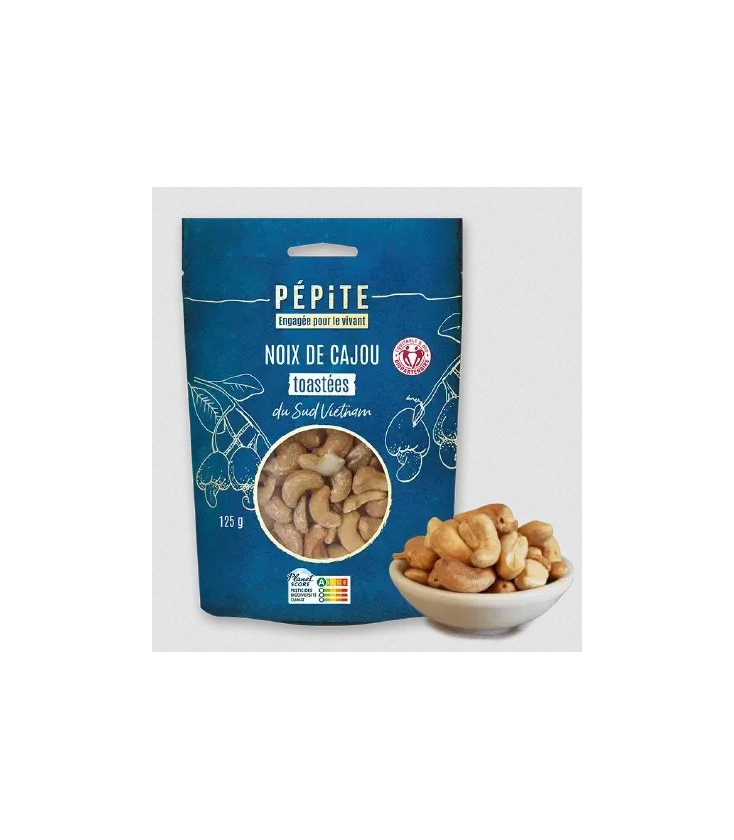 DATE PROCHE - Noix de cajou toastées bio sans sel