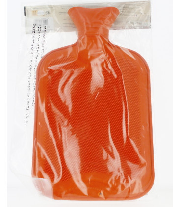 Bouillotte en caoutchouc naturel Orange