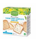Biscottes à la farine semi -complète - sans sel et sans sucres ajoutés bio & vegan