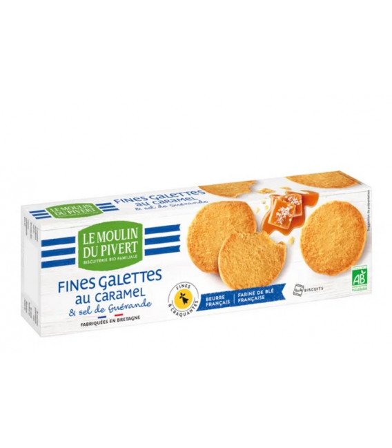 Les Galettes fines au Caramel et sel de Guerande bio