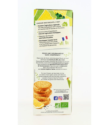 Sablés Equilibre Citron pavot Bio & Vegan