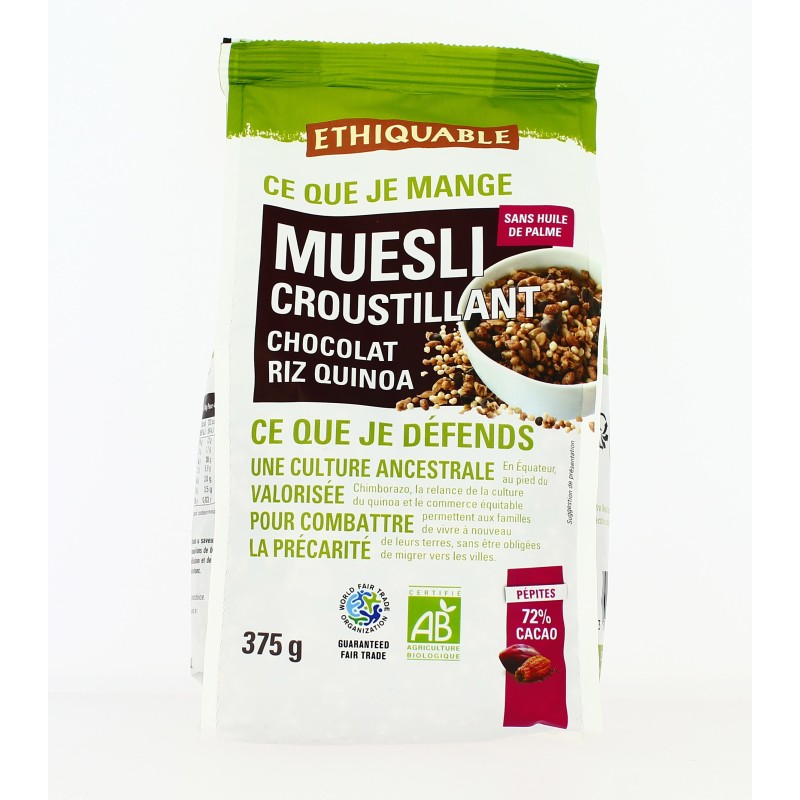 Muesli Croustillant Chocolat Quinoa