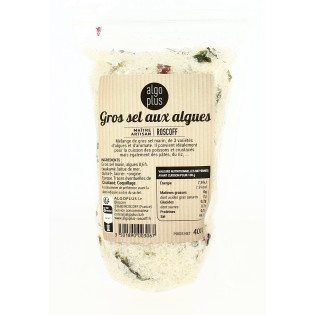 Gros sel marin aux algues