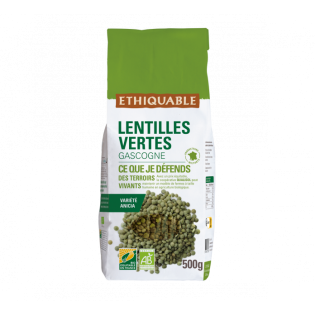 Lentilles vertes Anicia bio & équitable