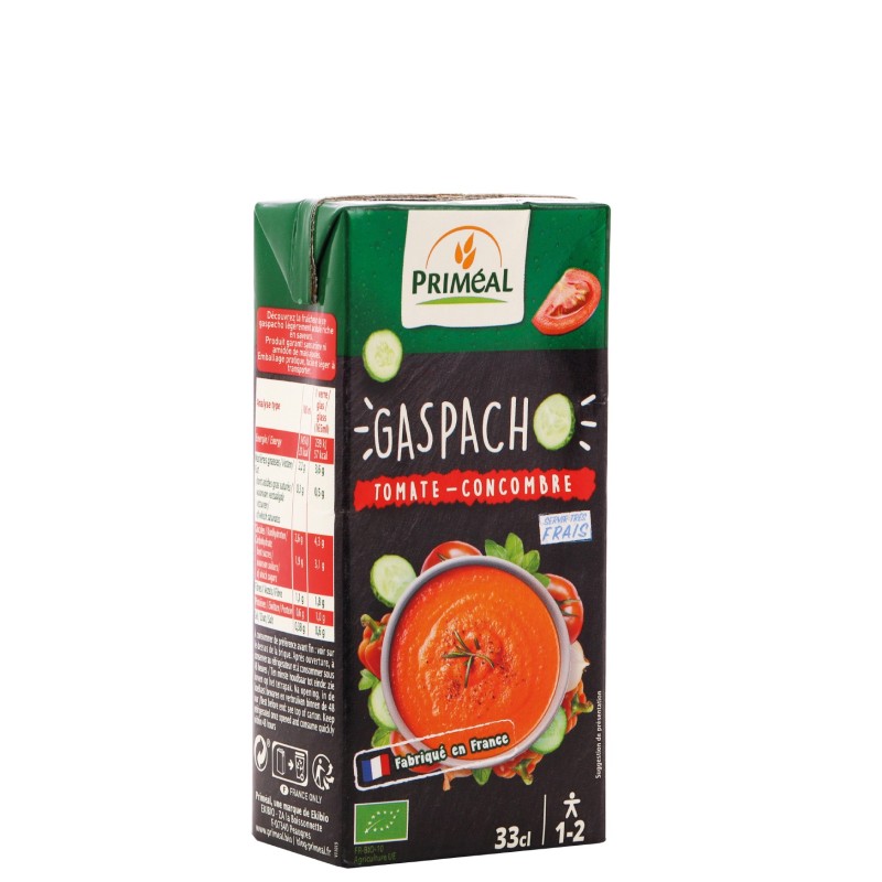 Gaspacho Tomates Concombre bio