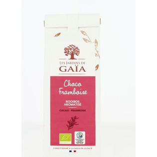 Un printemps chez les San-  Rooibos aromatisé (framboise cacao) - 100 g | JARDINS DE GAÏA