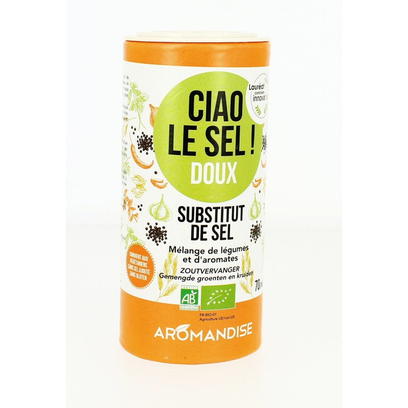Ciao le sel - Doux Bio - 70 g | AROMANDISE