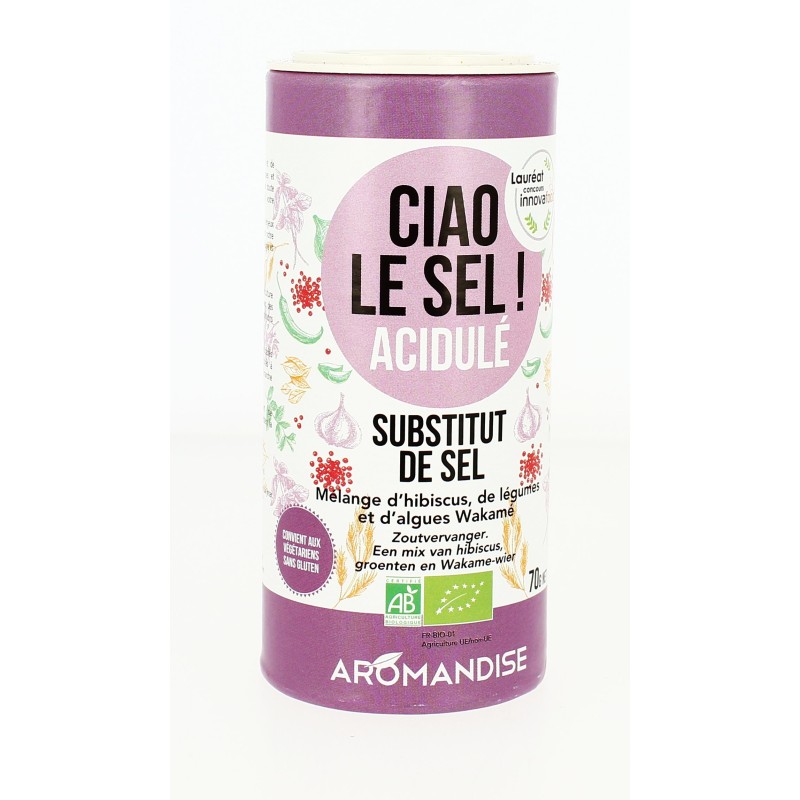 Ciao le sel - Acidulé Bio - 70 g | AROMANDISE