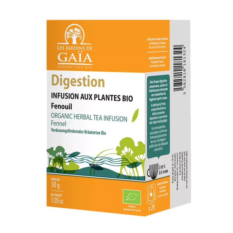 DATE DÉPASSÉE - Digestion - infusion aux plantes BIO - Fenouil