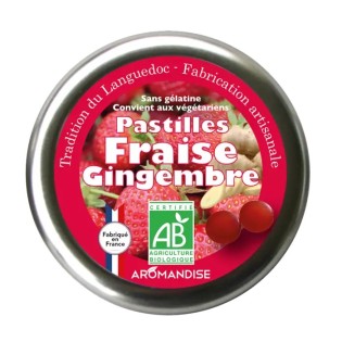Pastilles Cassis Fraise Gigembre - Bio