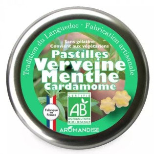 Pastilles Verveine Menthe Cardamome - Bio