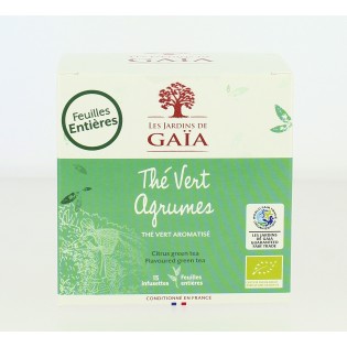 Thé vert Agrumes bio et équitable