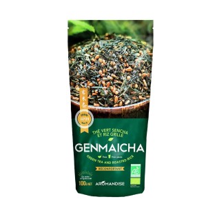 Thé Vert et riz Genmaicha Bio